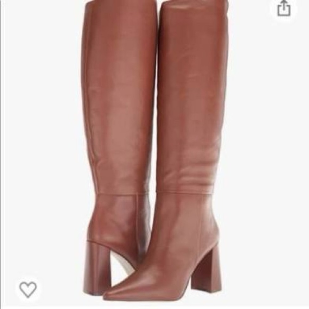 Steve Madden Handle Boots Cognac Leather - Like NEW!